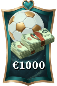 Postaw zakład sportowy 1000 €