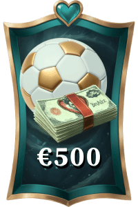 Postaw zakład sportowy 500 €