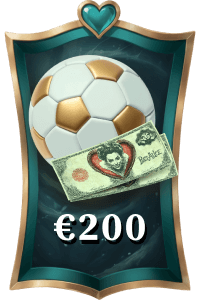 Postaw zakład sportowy 200 €